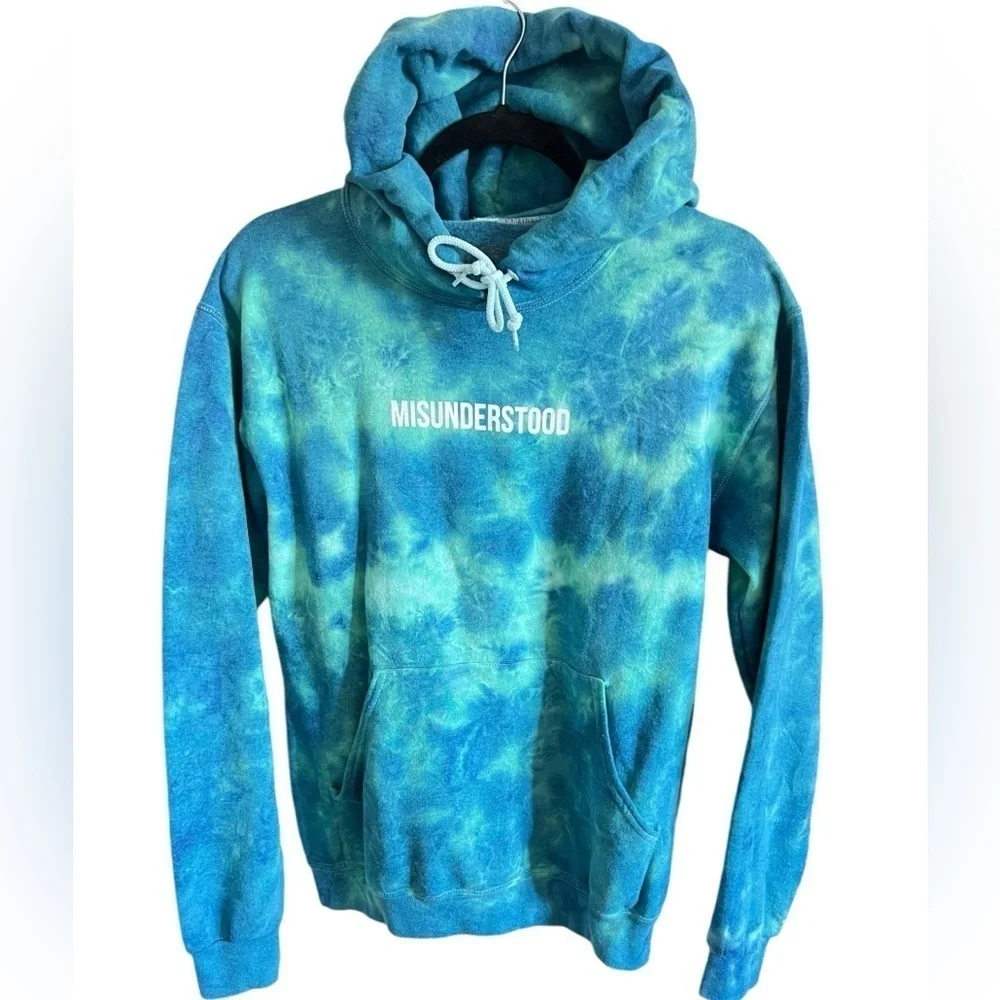 Misunderstood blue tie dye hoodie - Picture 1 of 4